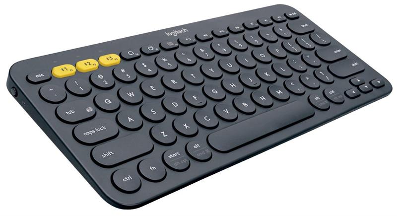 Logitech K380 Multi Device Bluetooth Keyboard  (Dark Grey) (920-007596)